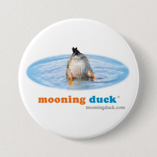 Mooningduck Logo Pin Ronde Button 7,6 Cm
