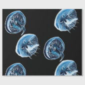 MoonJellyfish waterverf art Cadeaupapier (Vlak)