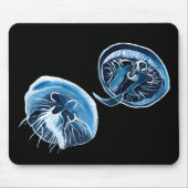 MoonJellyfish waterverf art Muismat (Voorkant)