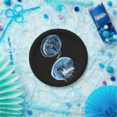 MoonJellyfish waterverf art Papieren Bordje (Feest)