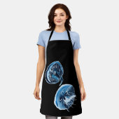 MoonJellyfish waterverf art Schort (Gedragen)