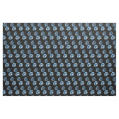 MoonJellyfish waterverf art Stof (Yard (91,4 cm))
