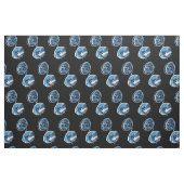 MoonJellyfish waterverf art Stof (Fat Quarter)