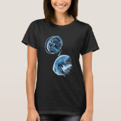 MoonJellyfish waterverf art T-shirt (Voorkant)