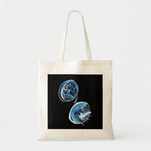 MoonJellyfish waterverf art Tote Bag (Voorkant)