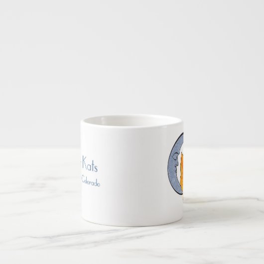 MoonKats Espresso Cup Kop (Voorkant)