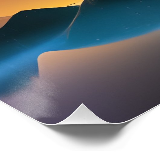 Moonlandschapskunst Perfect Poster (Hoek)