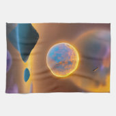 Moonlandschapskunst Theedoek (Horizontaal)