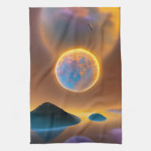 Moonlandschapskunst Theedoek (Verticaal)