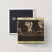 Moonlight, 1887 vierkante button 5,1 cm (Voorkant /achterkant)