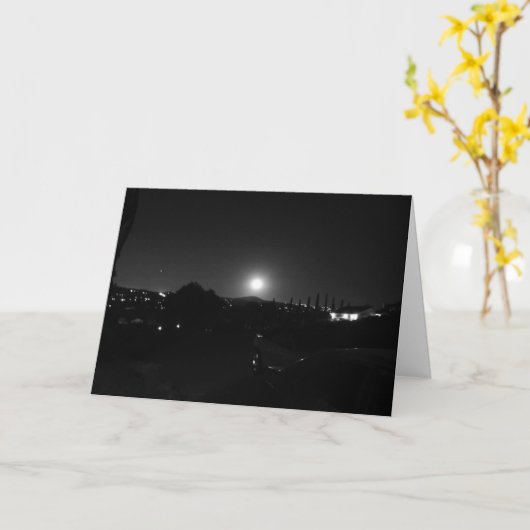 MOONLIGHT #1 KAART (Gele Bloem)