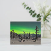 Moonlight Aurora Briefkaart (Staand voorkant)