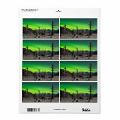 Moonlight Aurora Etiket (Full Sheet)