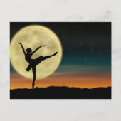 Moonlight Ballet Briefkaart (Voorkant)