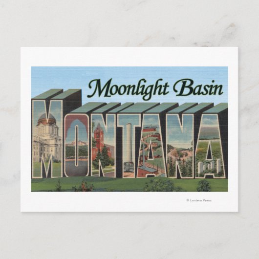 Moonlight Basin, Montana Briefkaart (Voorkant)