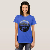 Moonlight Basin Montana skiër T-shirt (Voorkant volledig)