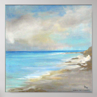 Moonlight Beach Poster