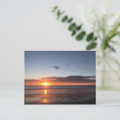 Moonlight Beach Sunset Briefkaart (Staand voorkant)