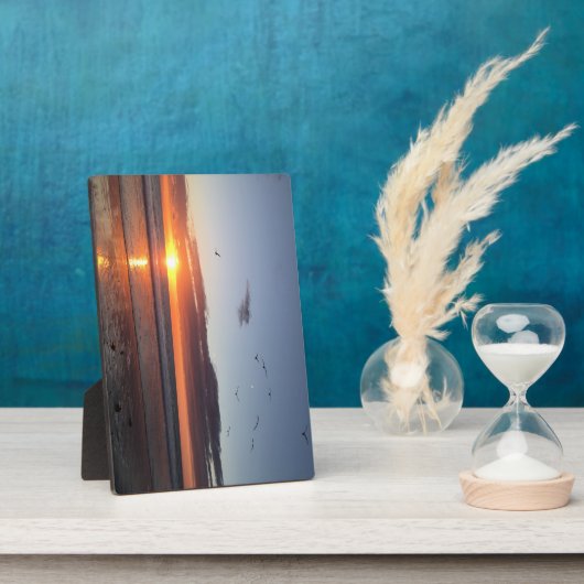 Moonlight Beach Sunset Fotoplaat (Zijkant)