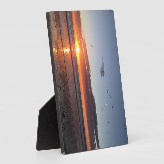 Moonlight Beach Sunset Fotoplaat (Zijkant)