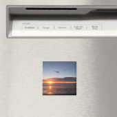 Moonlight Beach Sunset Magneet (Insitu (Vaatwasser))