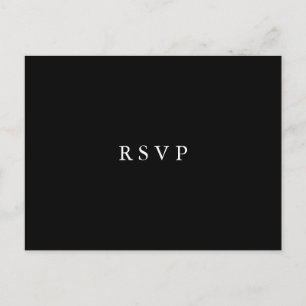 Moonlight Bloom   Trouwbloemen RSVP MAALTIJDKEUZE Uitnodiging Briefkaart