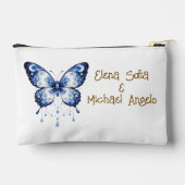 Moonlight Blue Butterfly - op maat Etui (Achterkant)