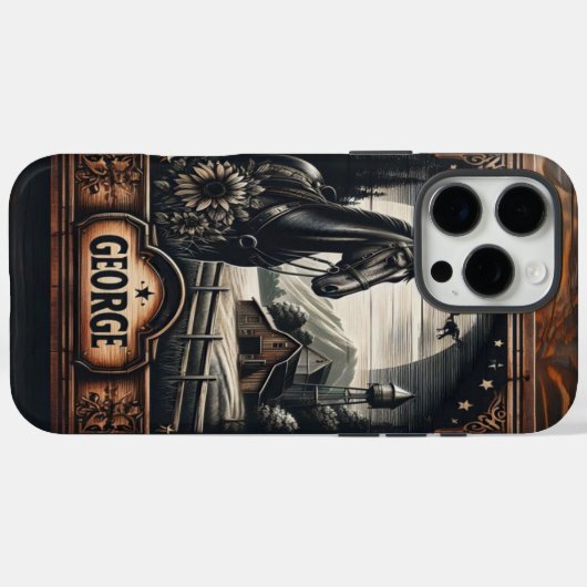 Moonlight Boerderij Case-Mate iPhone Case (Achterkant (horizontaal))