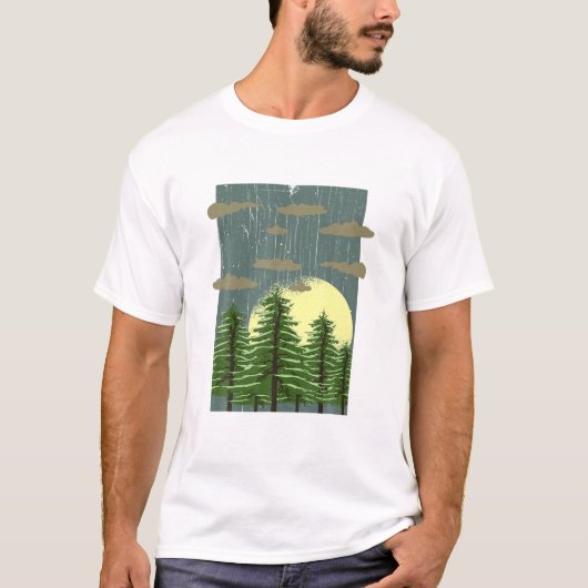 Moonlight-bomen in de buitenlucht, wild wild t-shirt (Voorkant)