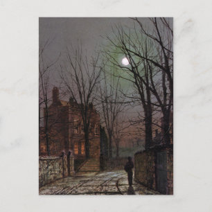 Moonlight by John Atkinson Grimshaw Briefkaart