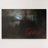 Moonlight Camp, Albert Bierstadt Legpuzzel (Horizontaal)