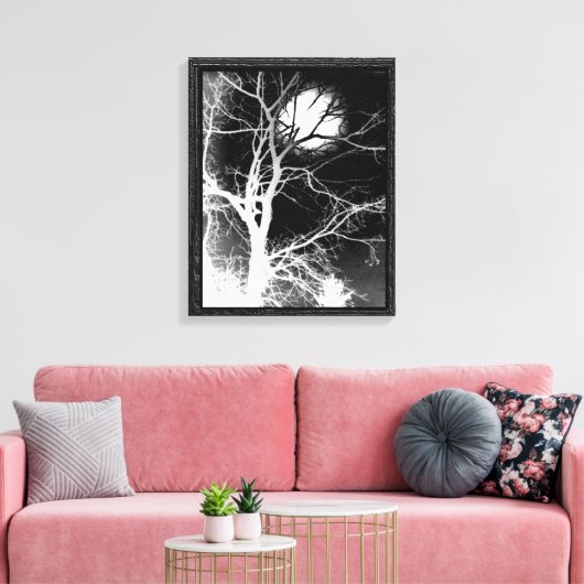 Moonlight Canvas Afdruk (Insitu (Woonkamer))