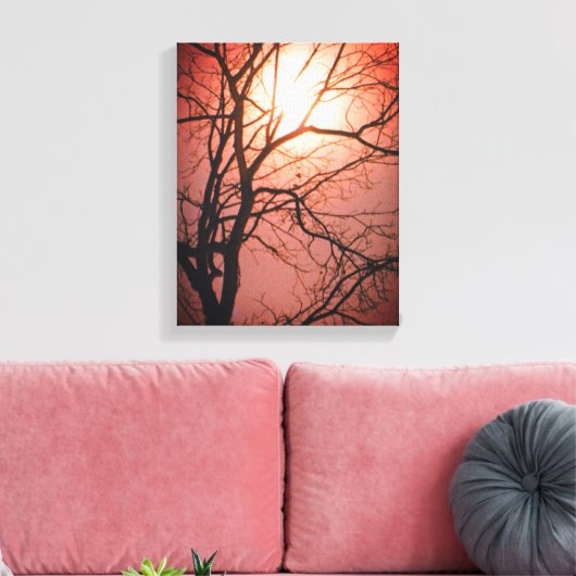 Moonlight Canvas Afdruk (Insitu (Woonkamer))