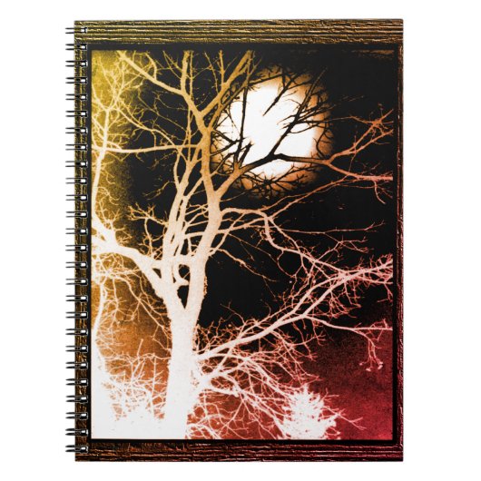 Moonlight Canvas afdrukken Notitieboek (Voorkant)
