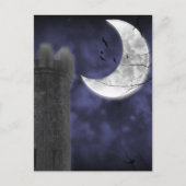 Moonlight Castle Gothic Fantasy Briefkaart (Voorkant)