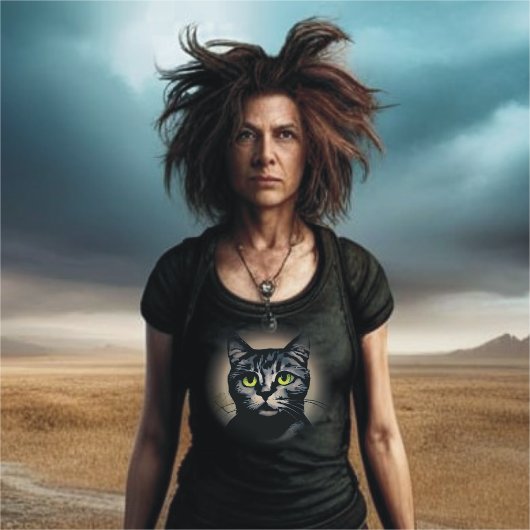 Moonlight Cat T-shirt