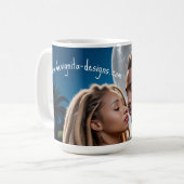 Moonlight Couple Love Mug – Romantic Digital Art  Koffiemok (Voorkant links)