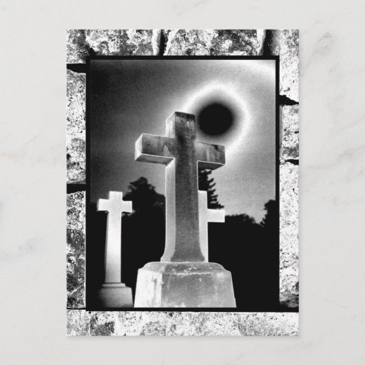 Moonlight Cross Briefkaart (Voorkant)