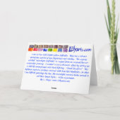 Moonlight Daffodils Greeting and Note Cards Kaart (Achterkant)