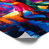 Moonlight dansen, waarde Poster papier (mat) (Hoek)