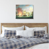 Moonlight: De strijd om Cape St Canvas Afdruk (Insitu (Slaapkamer))