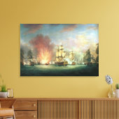 Moonlight: De strijd om Cape St Canvas Afdruk (Insitu (Woonkamer))