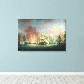 Moonlight: De strijd om Cape St Canvas Afdruk (Insitu (Houten vloer))