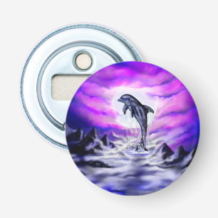 Moonlight Dolphin Button Flesopener