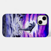 Moonlight Dolphin Case-Mate iPhone Case (Achterkant (horizontaal))