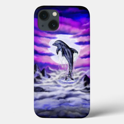 Moonlight Dolphin Case-Mate iPhone Case (Achterkant)