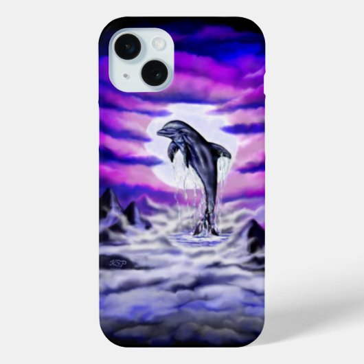 Moonlight Dolphin Case-Mate iPhone Case (Achterkant)