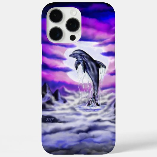 Moonlight Dolphin Case-Mate iPhone Case (Achterkant)
