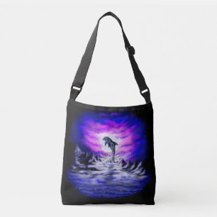 Moonlight Dolphin Crossbody Tas