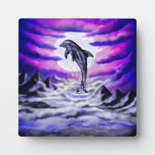 Moonlight Dolphin Fotoplaat